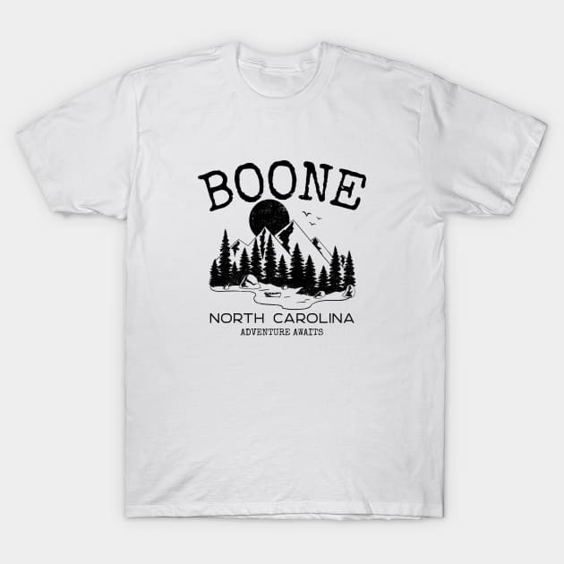 Boone, North Carolina T-Shirt by Mountain Morning Graphics